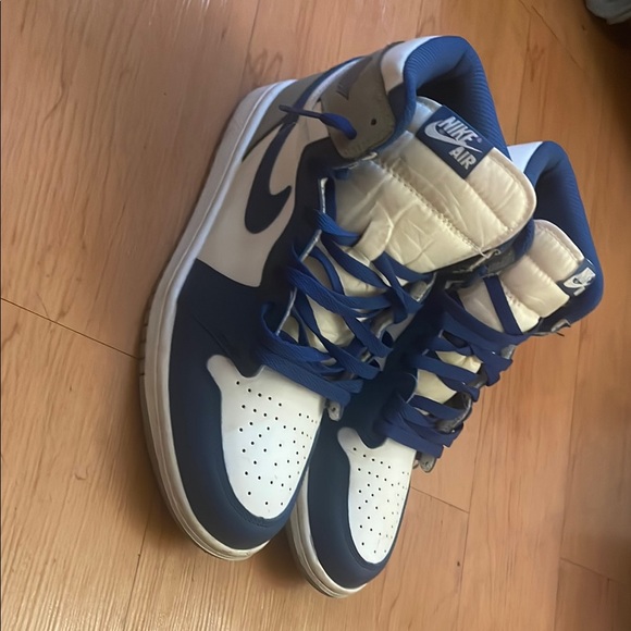 Nike Air Blue and White Sneakers - Picture 1 of 1